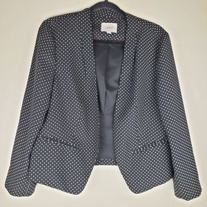 Loft Polka-dot open front Blazer